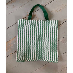 Shoppingväska från Rag2Rug grön/vit