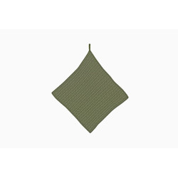 Disktrasa 25x25 stickad Grön
