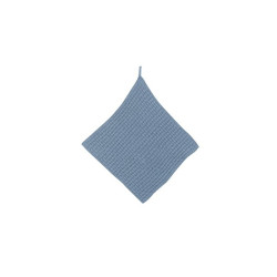 Disktrasa 25x25 stickad Blå
