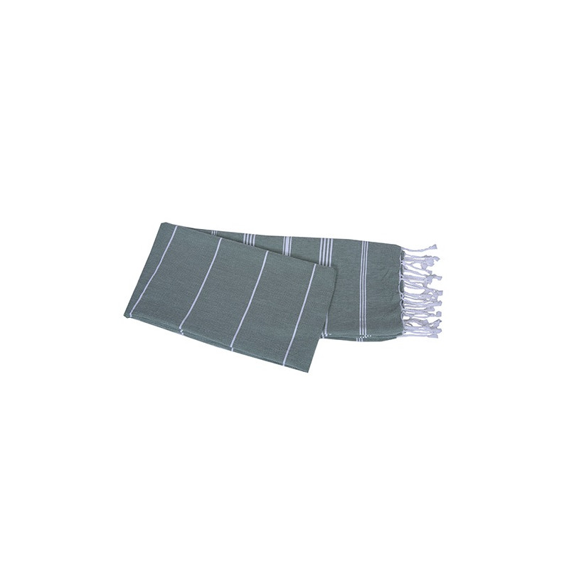 Eco-Badlakan Hamam 80x180 grön/vit Eco-Badlakan Hamam 80x180 grön/vit