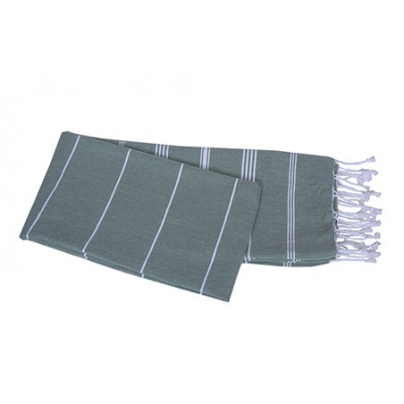 Eco-Badlakan Hamam 80x180 grön/vit Eco-Badlakan Hamam 80x180 grön/vit